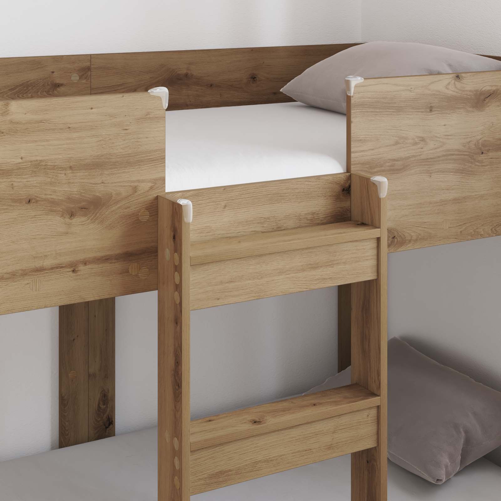 Κρεβάτι Κουκέτα για Παιδιά Artisan Oak 80 x 160 cm - Pakobazaar
