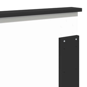 Σκελετός Κρεβατιού Μαύρο 140 x 190 cm Στερεά ξυλεία πεύκου - Pakobazaar