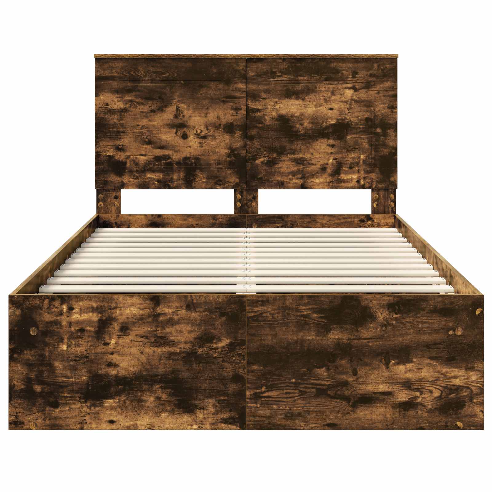 Σκελετός Κρεβατιού με κεφαλάρι Καπνιστό Δρύς 120 x 200 cm