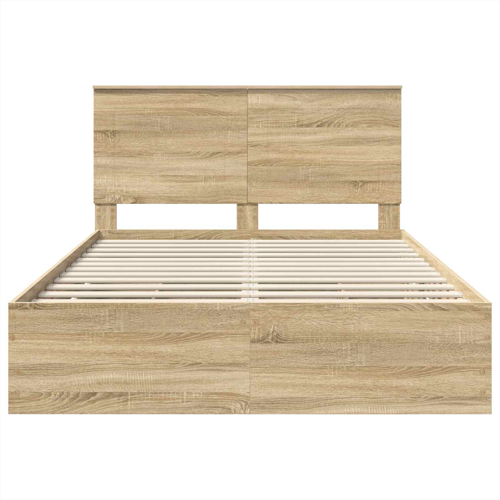 Σκελετός Κρεβατιού Δρύς Sonoma 140 x 190 cm Μηχανήματος Ξύλο