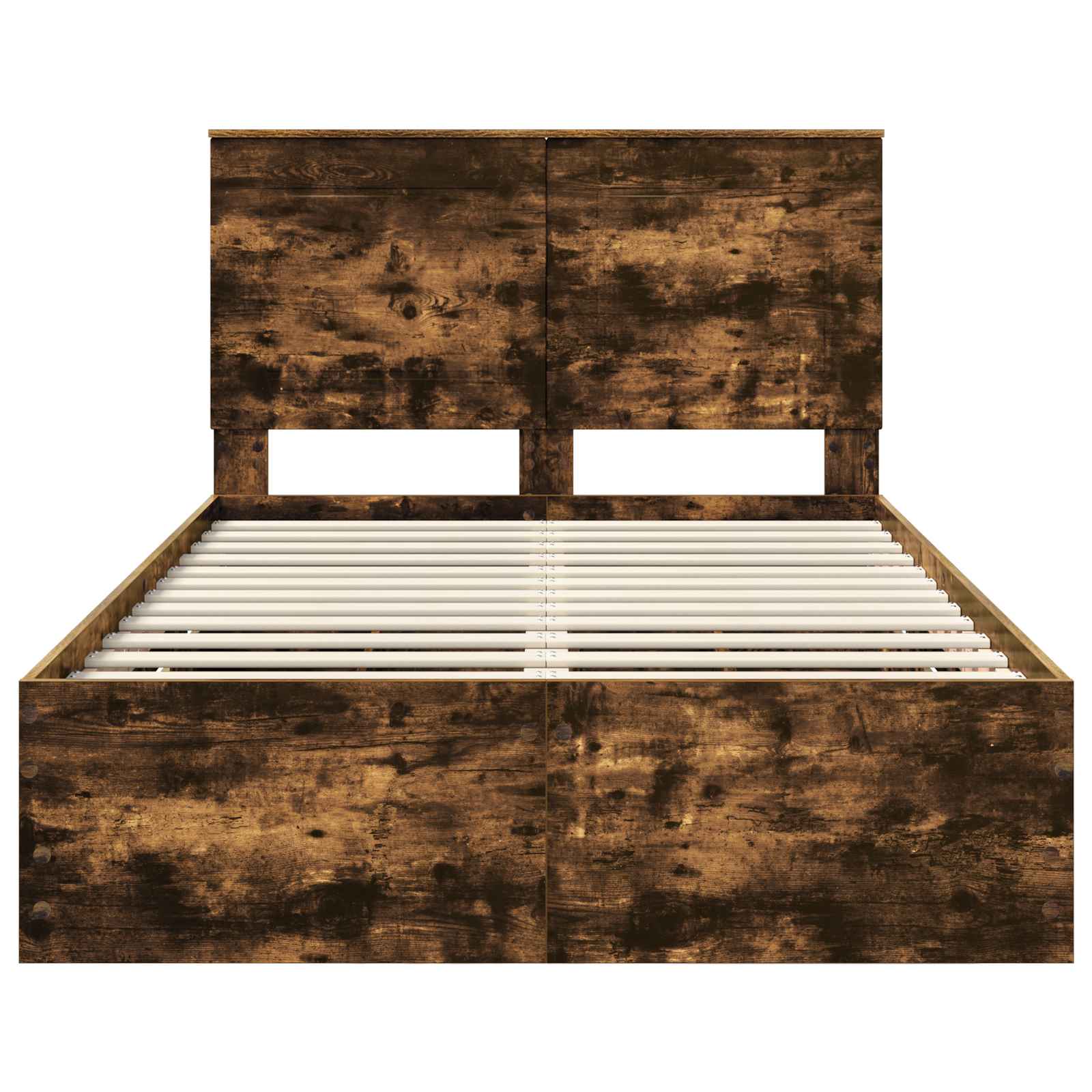 Σκελετός Κρεβατιού Καπνιστό Δρύς 120 x 190 cm Μηχανήματος Ξύλο