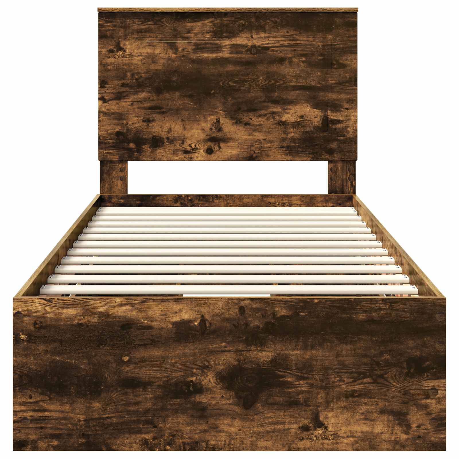Σκελετός Κρεβατιού Καπνιστό Δρύς 100 x 200 cm Μηχανήματος Ξύλο