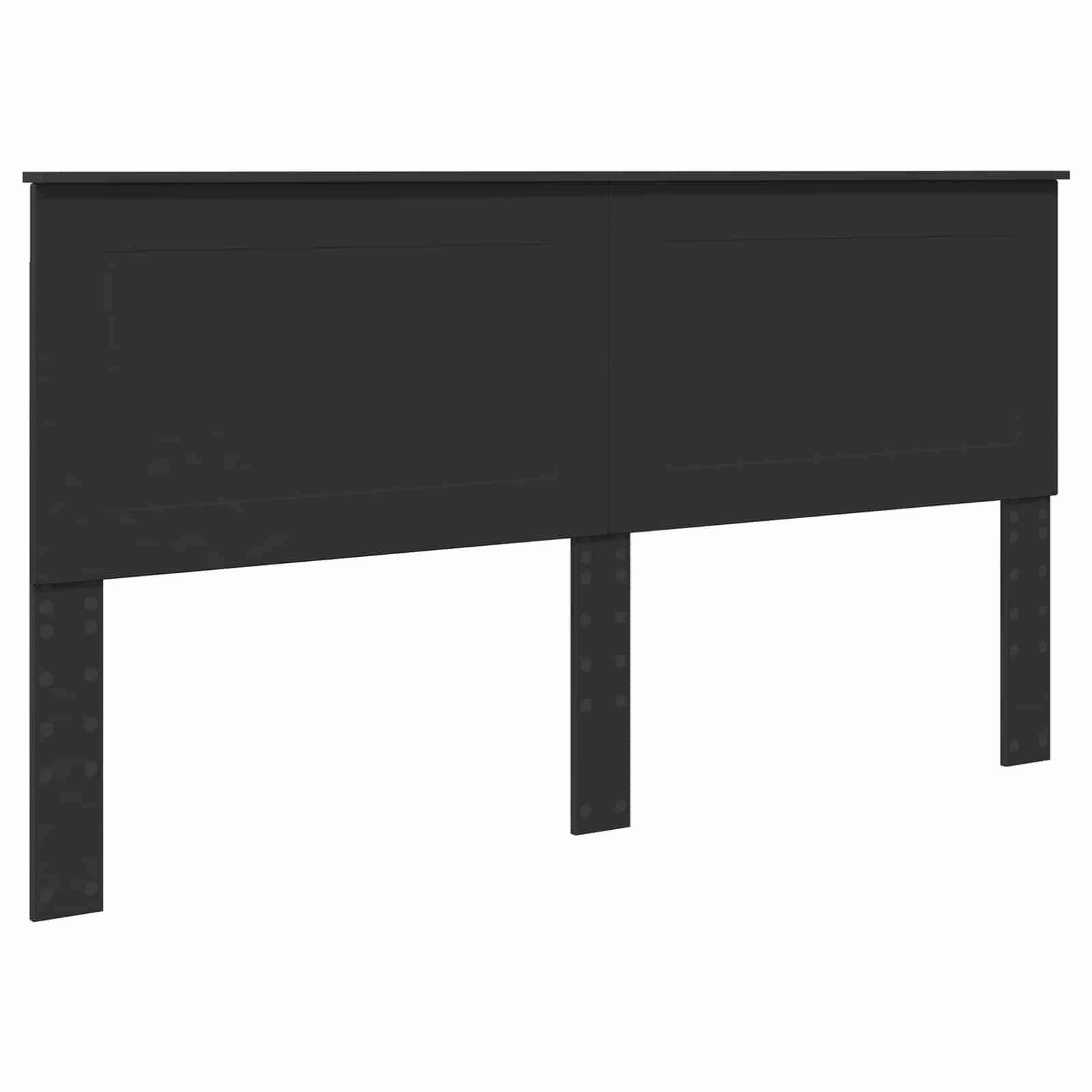 Κρεβάτι Αποθήκης Μαύρο 180 x 200 cm Επεξεργασμένο Ξύλο