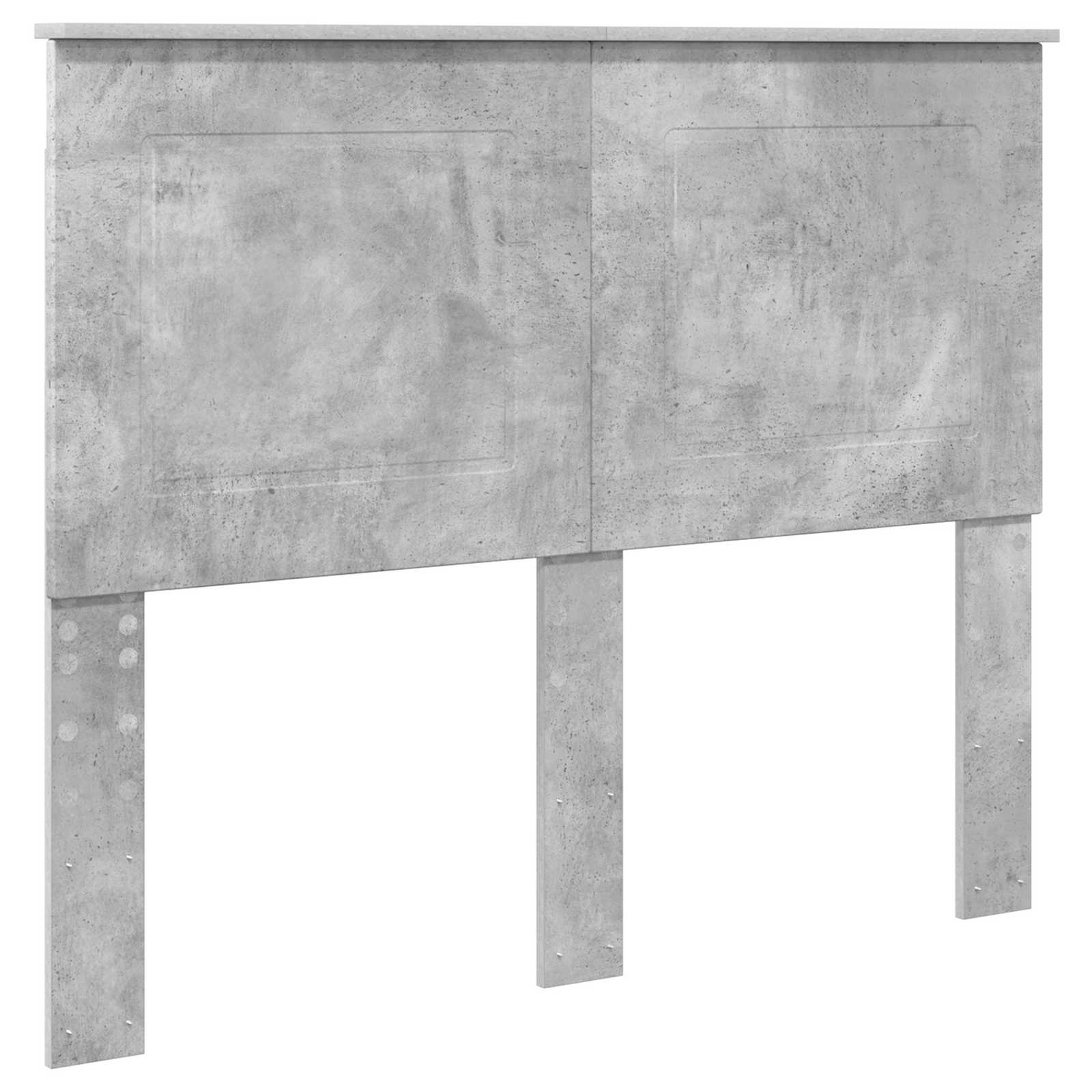 Κρεβάτι Αποθήκης Σκυρόδεμα Γκρι 120 x 190 cm Επεξεργασμένο Ξύλο