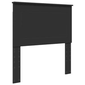 Κρεβάτι Αποθήκης Μαύρο 90 x 190 cm Επεξεργασμένο Ξύλο