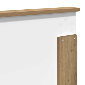 Σκελετός Κρεβατιού Artisan Oak 140 x 190 cm Επεξεργασμένο Ξύλο