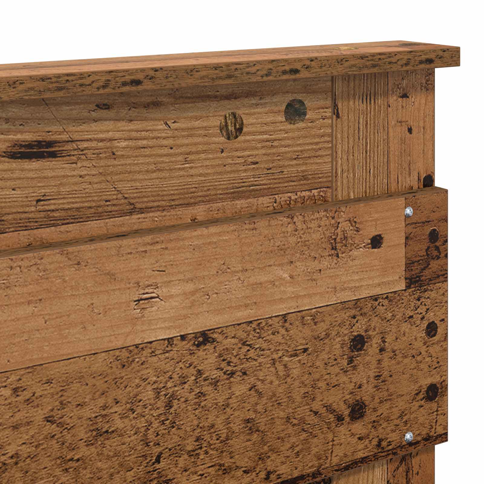 Σκελετός Κρεβατιού Παλιό ξύλο 160 x 200 cm Στερεά ξυλεία πεύκου