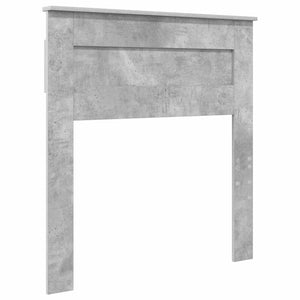 Σκελετός Κρεβατιού Σκυρόδεμα Γκρι 100 x 200 cm Μηχανήματος Ξύλο - Pakobazaar