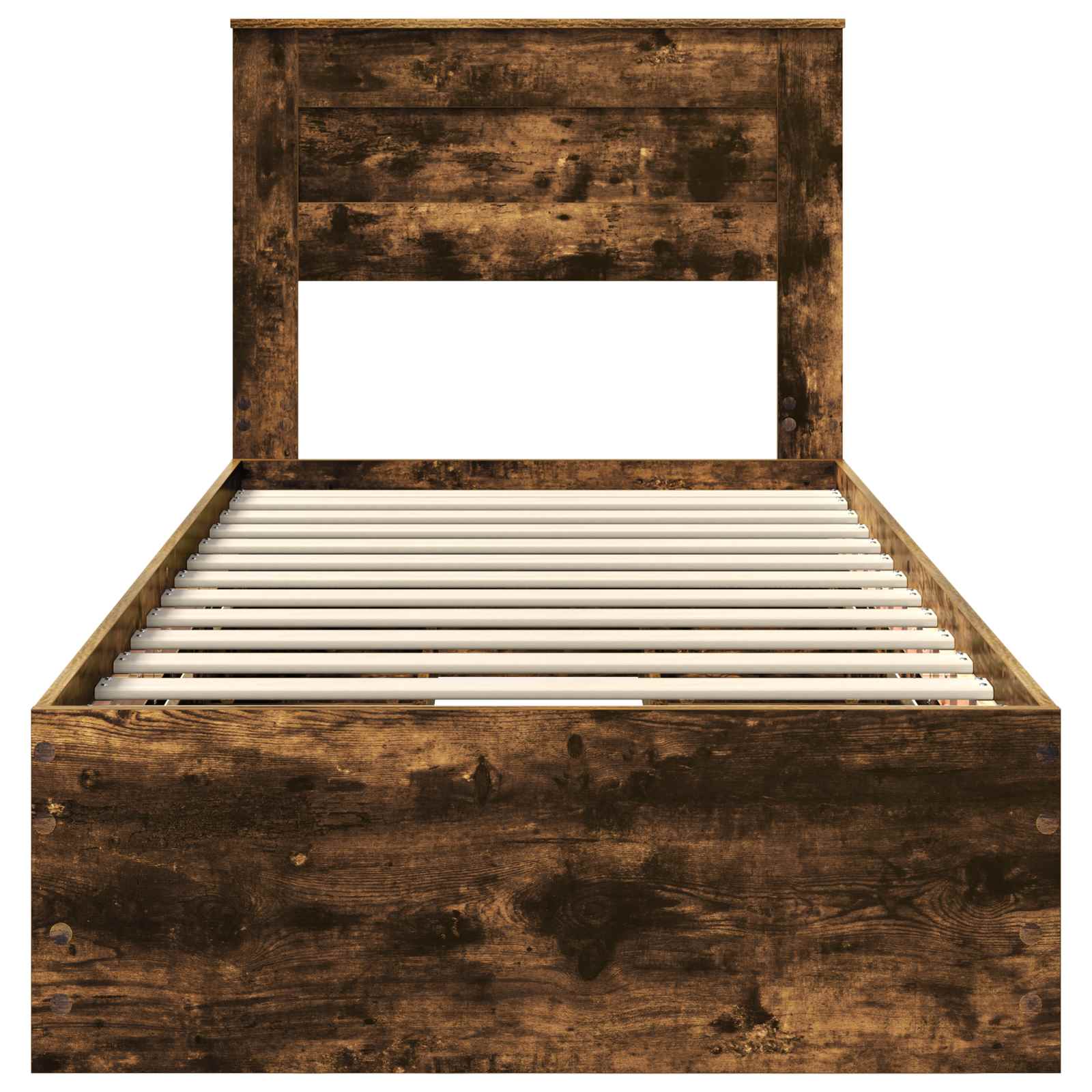 Σκελετός Κρεβατιού Καπνιστό Δρύς 100 x 200 cm Μηχανήματος Ξύλο