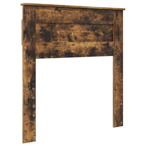 Κρεβάτι Αποθήκης Καπνιστό Δρύς 75 x 190 cm Επεξεργασμένο Ξύλο