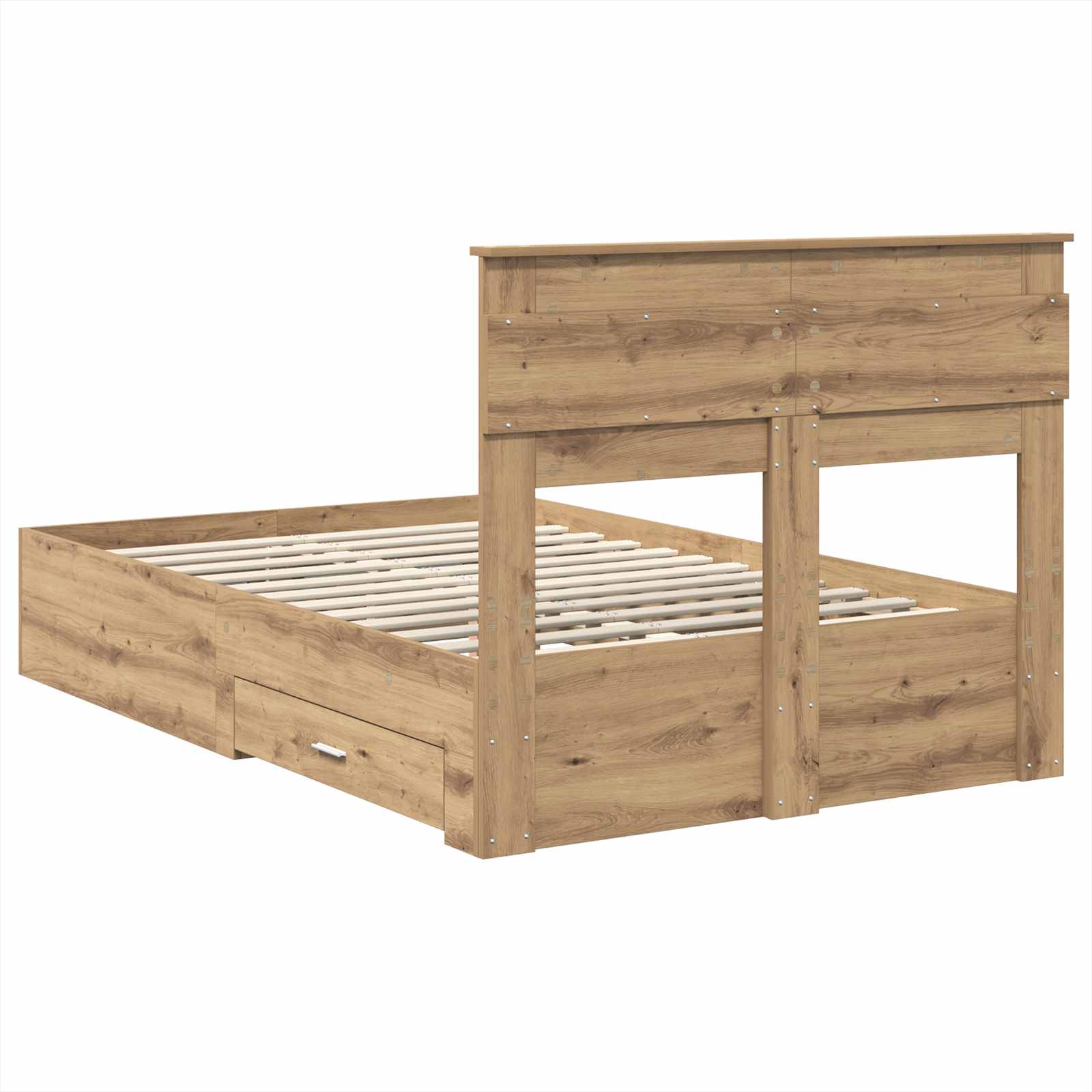 Σκελετός Κρεβατιού Artisan Oak 120 x 200 cm Επεξεργασμένο ξύλο - Pakobazaar