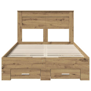 Σκελετός Κρεβατιού Artisan Oak 120 x 200 cm Επεξεργασμένο ξύλο - Pakobazaar