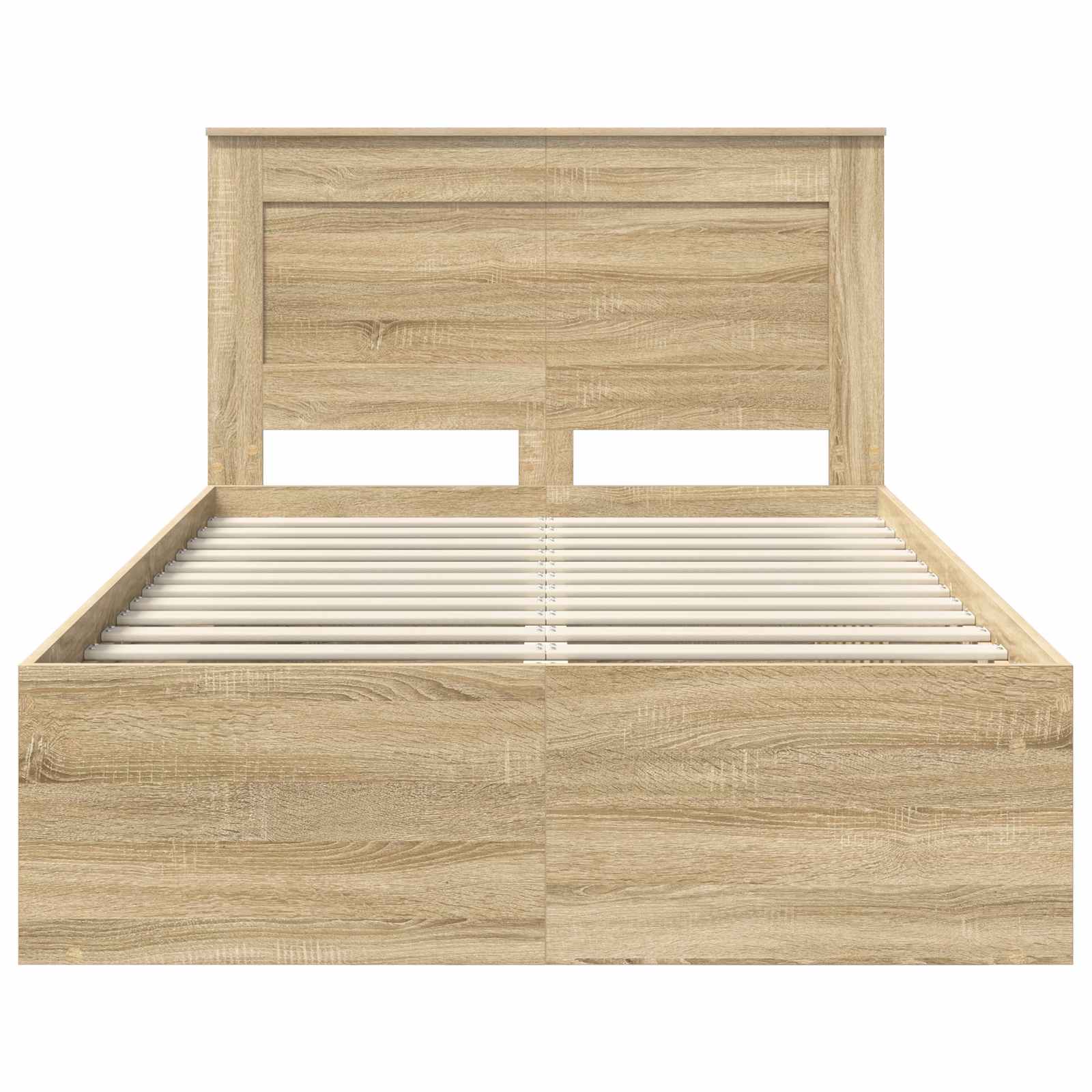Σκελετός Κρεβατιού με κεφαλάρι Δρύς Sonoma 135 x 190 cm