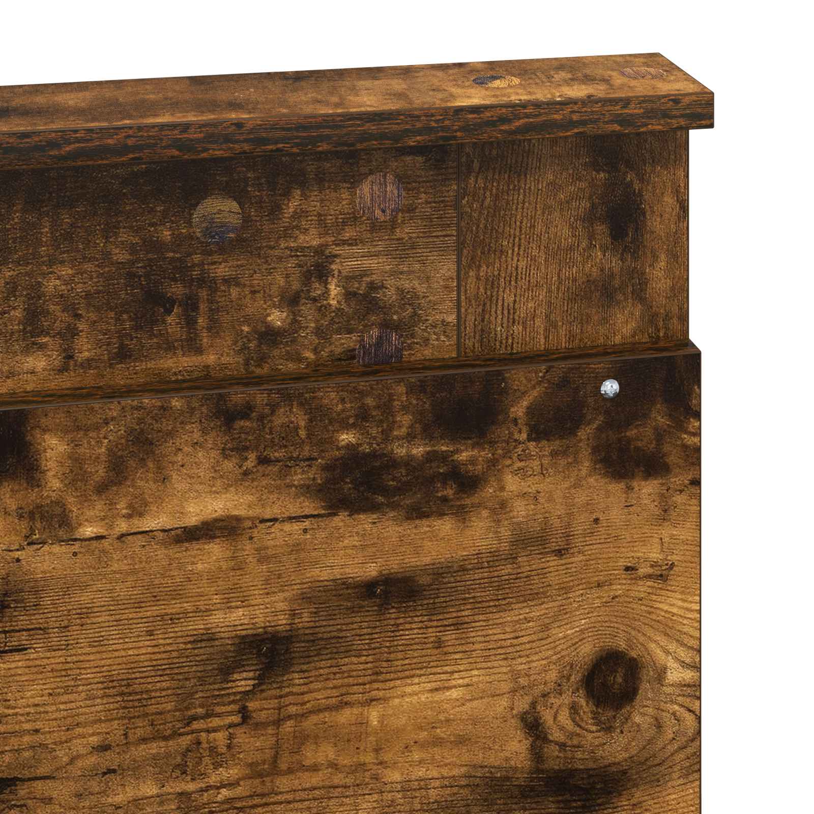 Σκελετός Κρεβατιού Καπνιστό Δρύς 150 x 200 cm Μηχανήματος Ξύλο