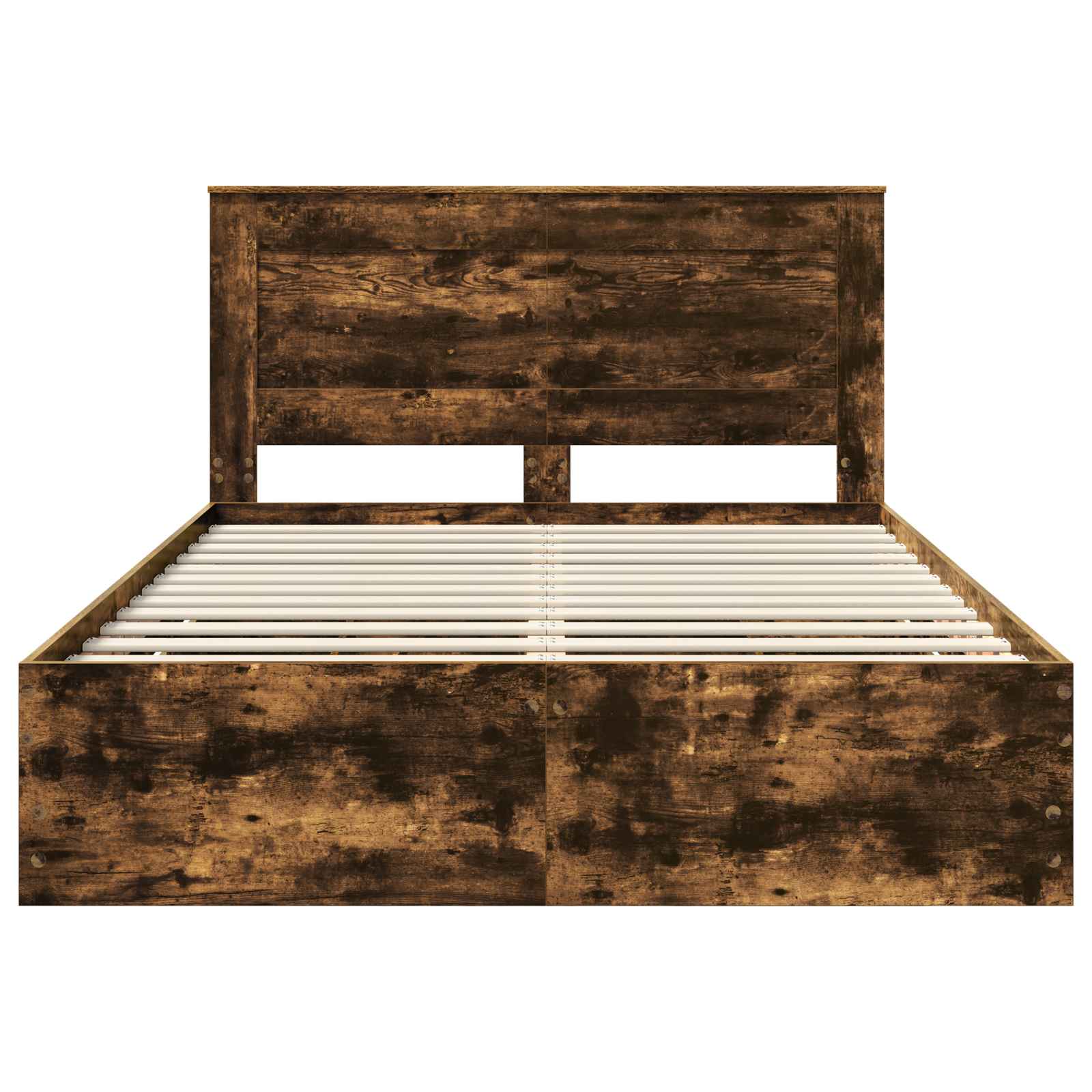 Σκελετός Κρεβατιού Καπνιστό Δρύς 150 x 200 cm Μηχανήματος Ξύλο