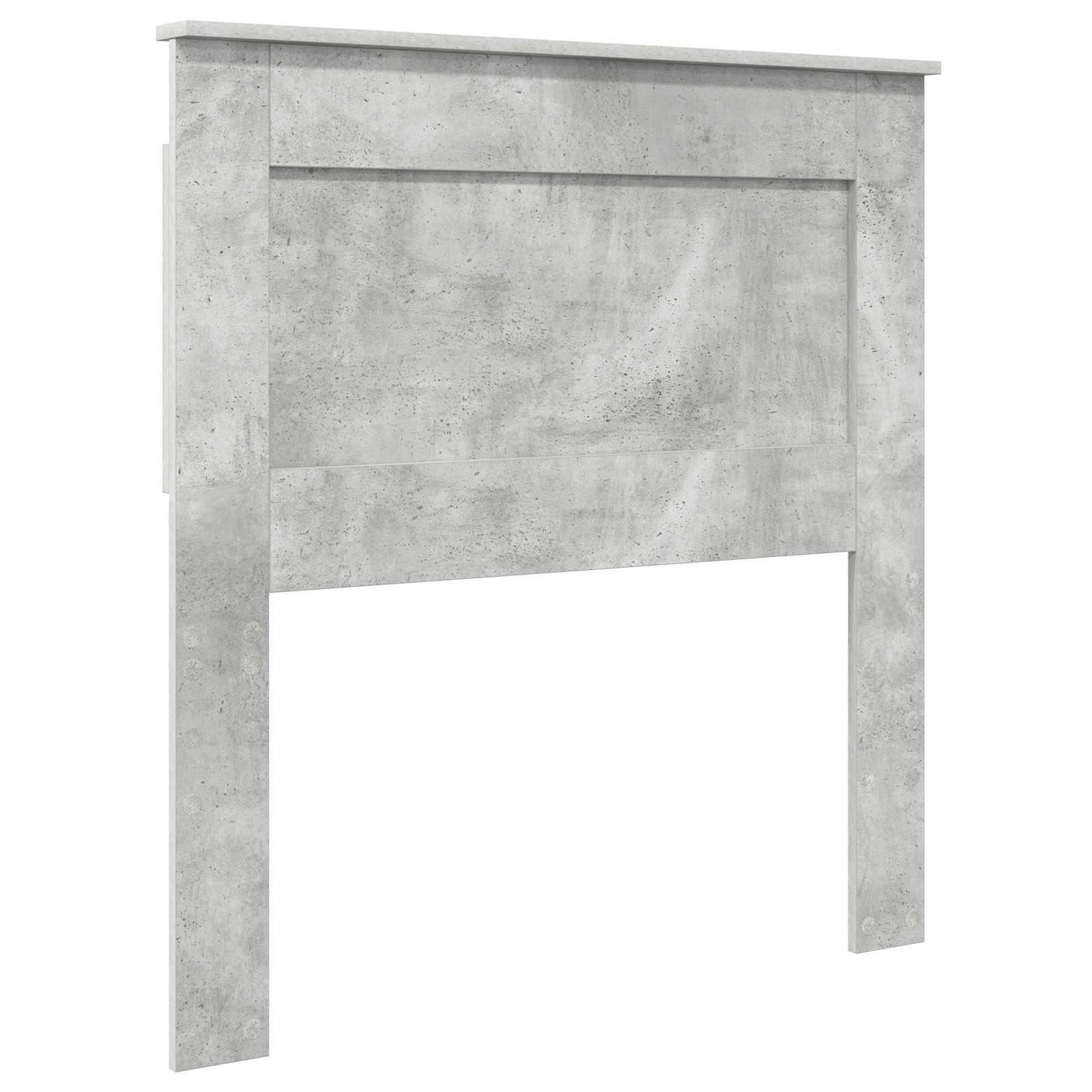 Σκελετός Κρεβατιού Σκυρόδεμα Γκρι 90 x 190 cm Μηχανήματος Ξύλο