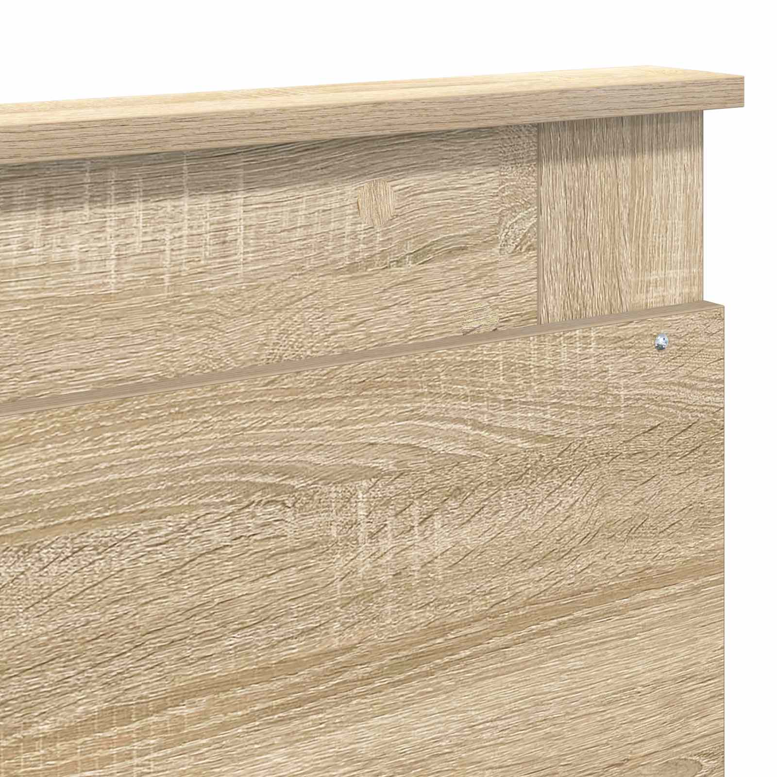 Κρεβάτι Αποθήκης Δρύς Sonoma 200 x 200 cm Επεξεργασμένο Ξύλο