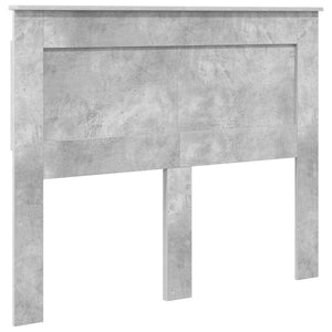 Κρεβάτι Αποθήκης Σκυρόδεμα Γκρι 135 x 190 cm Επεξεργασμένο Ξύλο
