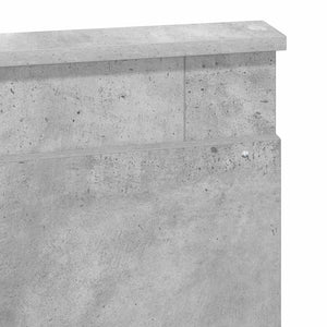 Κρεβάτι Αποθήκης Σκυρόδεμα Γκρι 120 x 200 cm Επεξεργασμένο Ξύλο