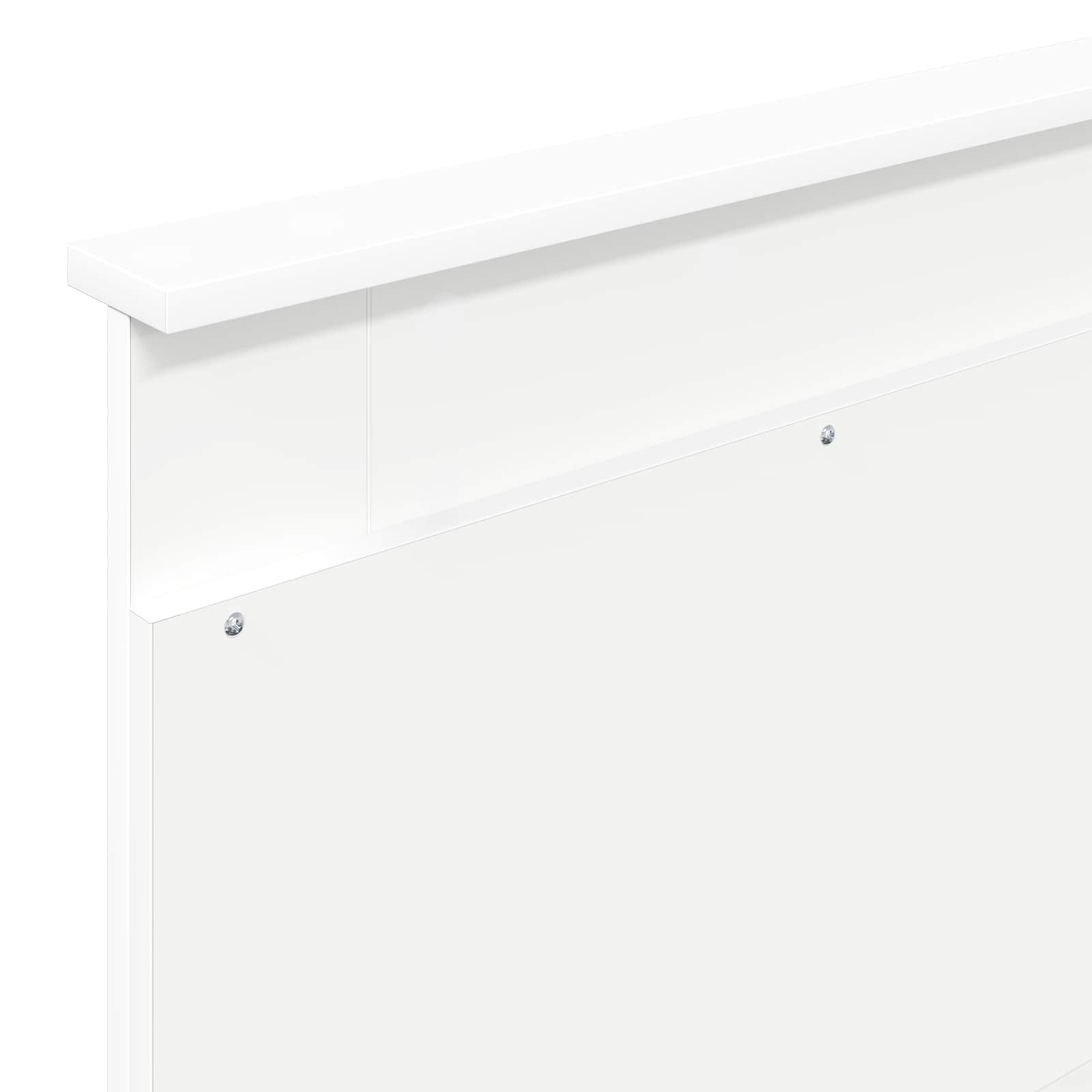 Κρεβάτι Αποθήκης Λευκό 90 x 200 cm Επεξεργασμένο Ξύλο