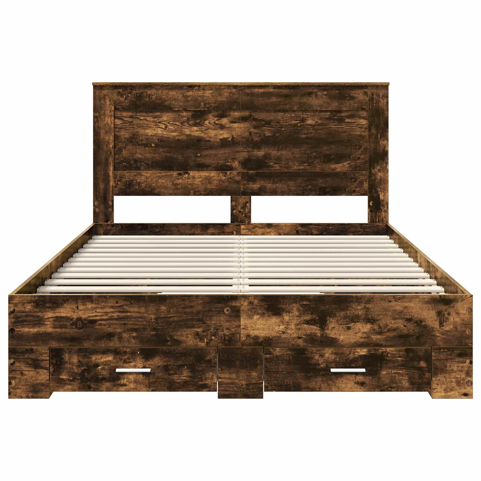 Σκελετός Κρεβατιού με συρτάρι με κεφαλάρι Επεξεργασμένο ξύλο