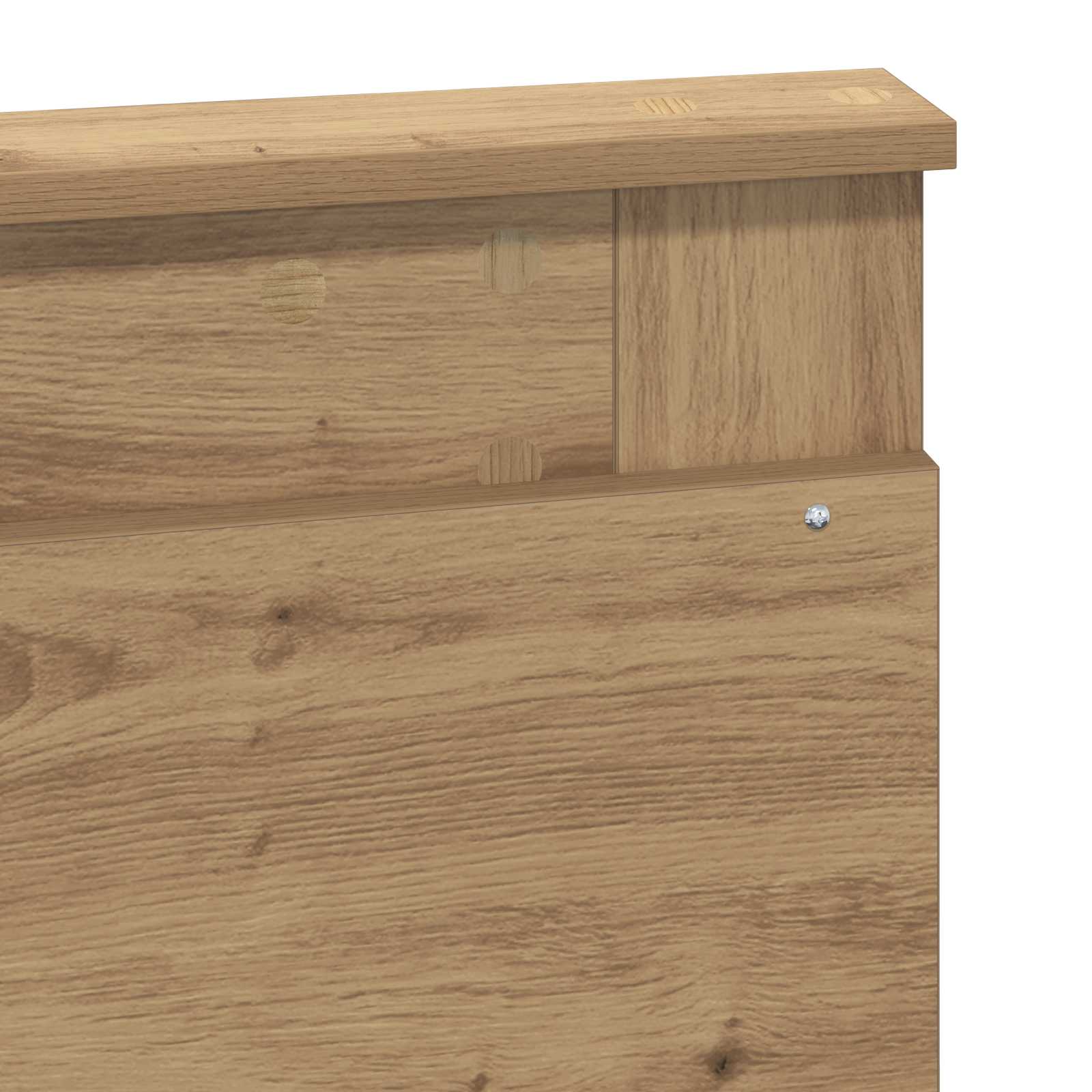 Σκελετός Κρεβατιού Artisan Oak 140 x 190 cm Επεξεργασμένο Ξύλο - Pakobazaar