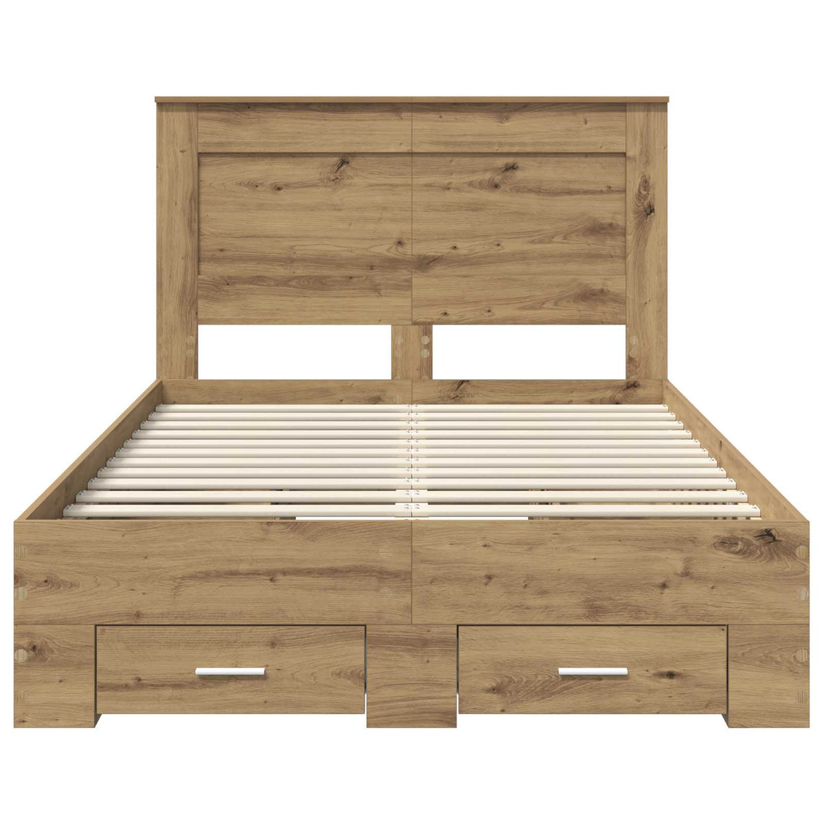 Σκελετός Κρεβατιού Artisan Oak 120 x 190 cm Επεξεργασμένο Ξύλο