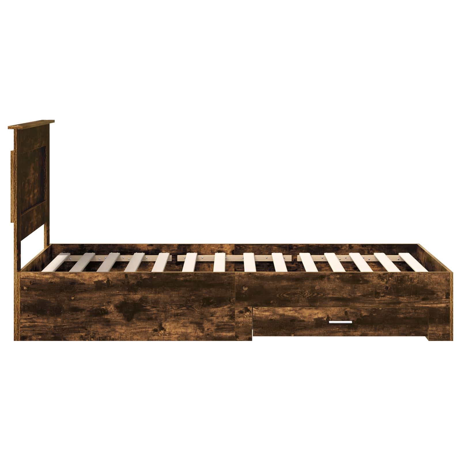 Σκελετός Κρεβατιού με συρτάρι με κεφαλάρι Επεξεργασμένο ξύλο - Pakobazaar