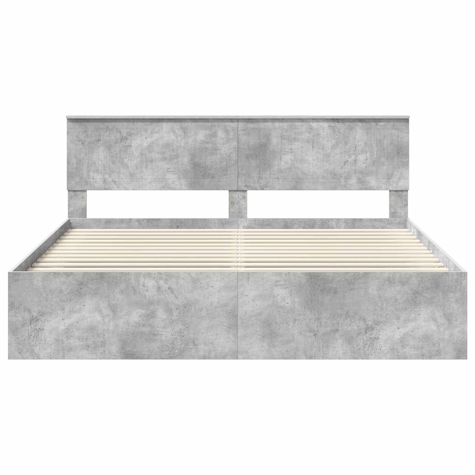 Σκελετός Κρεβατιού Σκυρόδεμα 180 x 200 cm Στερεά ξυλεία πεύκου