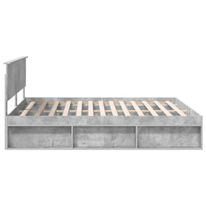 Σκελετός Κρεβατιού Σκυρόδεμα 180 x 200 cm Στερεά ξυλεία πεύκου