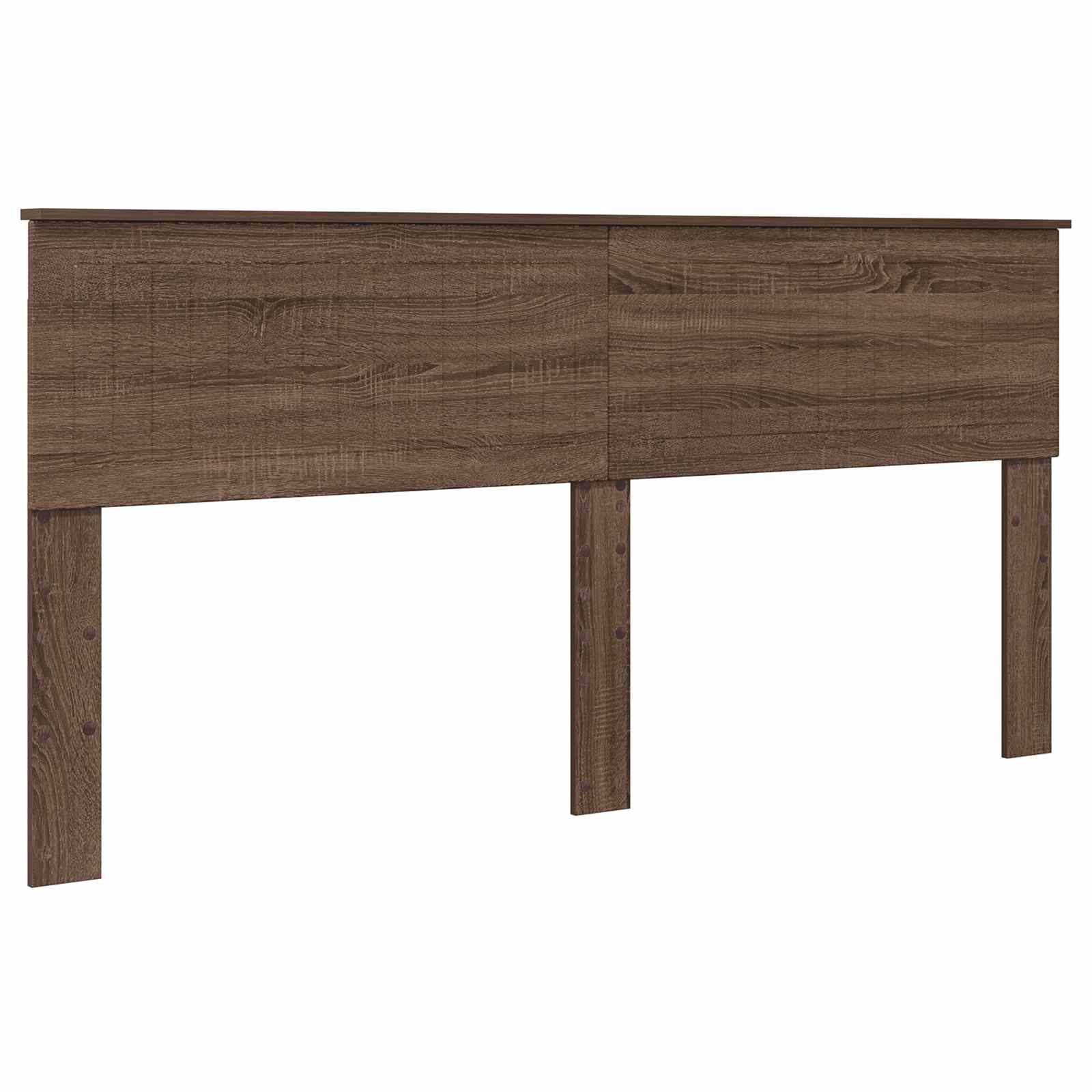 Σκελετός Κρεβατιού Καφέ δρυς 180 x 200 cm Στερεά ξυλεία πεύκου - Pakobazaar