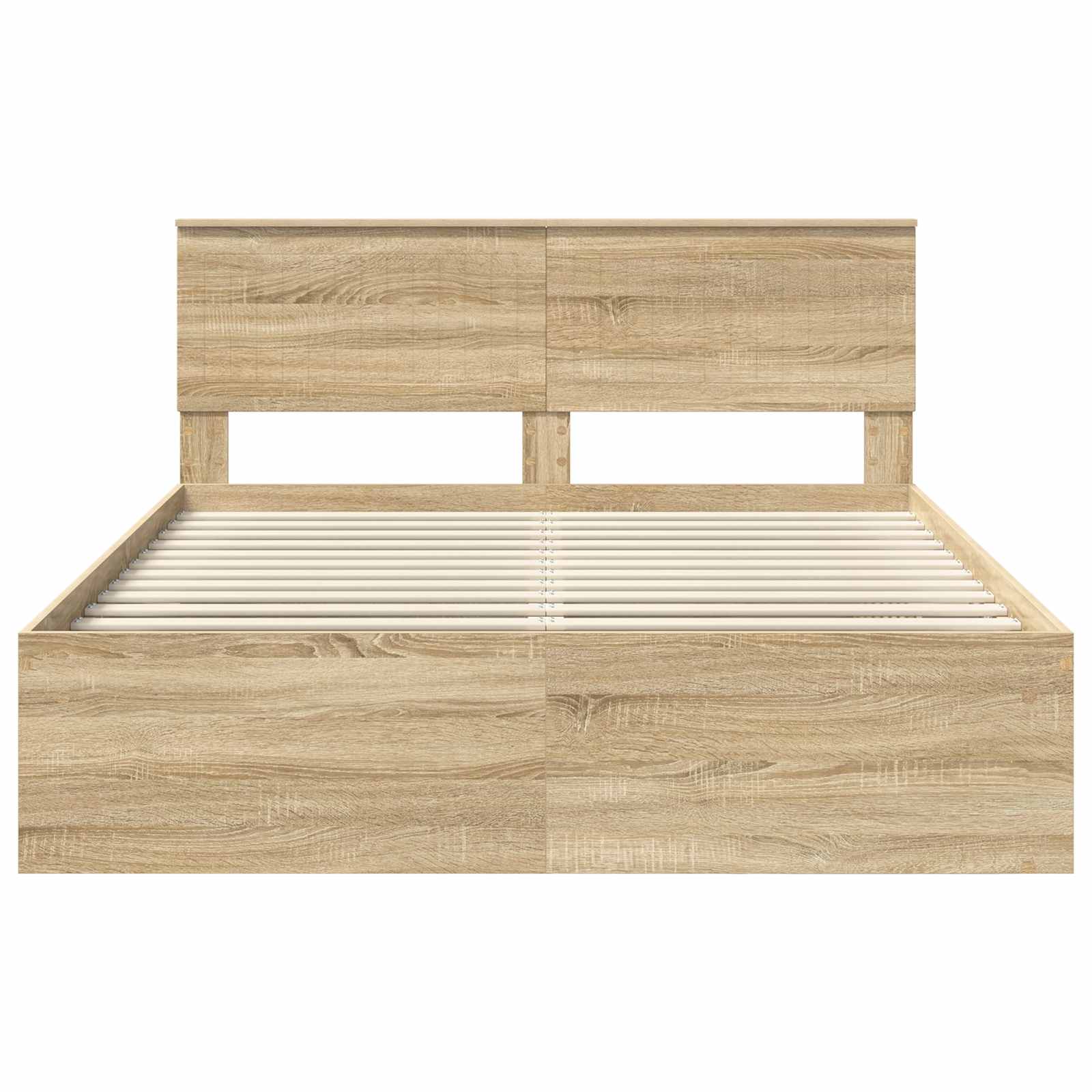 Σκελετός Κρεβατιού με κεφαλάρι Δρύς Sonoma 150 x 200 cm