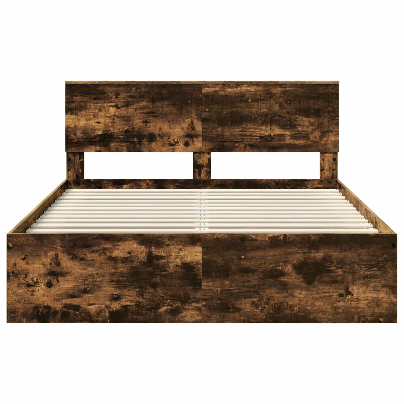 Σκελετός Κρεβατιού με κεφαλάρι Καπνιστό Δρύς 150 x 200 cm