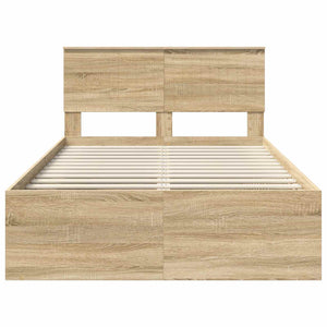 Σκελετός Κρεβατιού Σονόμα 120 x 190 cm Στερεά ξυλεία πεύκου