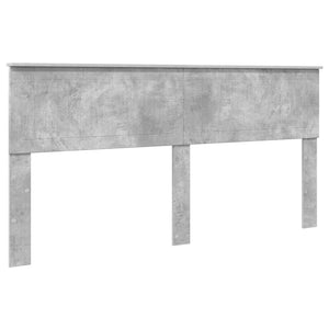 Σκελετός Κρεβατιού Σκυρόδεμα Γκρι 180 x 200 cm Μηχανήματος Ξύλο