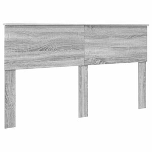 Σκελετός Κρεβατιού Γκρίζο Σονομα 160 x 200 cm Μηχανήματος Ξύλο