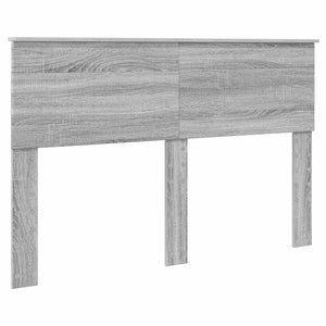 Σκελετός Κρεβατιού Γκρίζο Σονομα 140 x 200 cm Μηχανήματος Ξύλο
