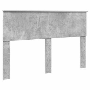 Σκελετός Κρεβατιού Σκυρόδεμα Γκρι 140 x 190 cm Μηχανήματος Ξύλο