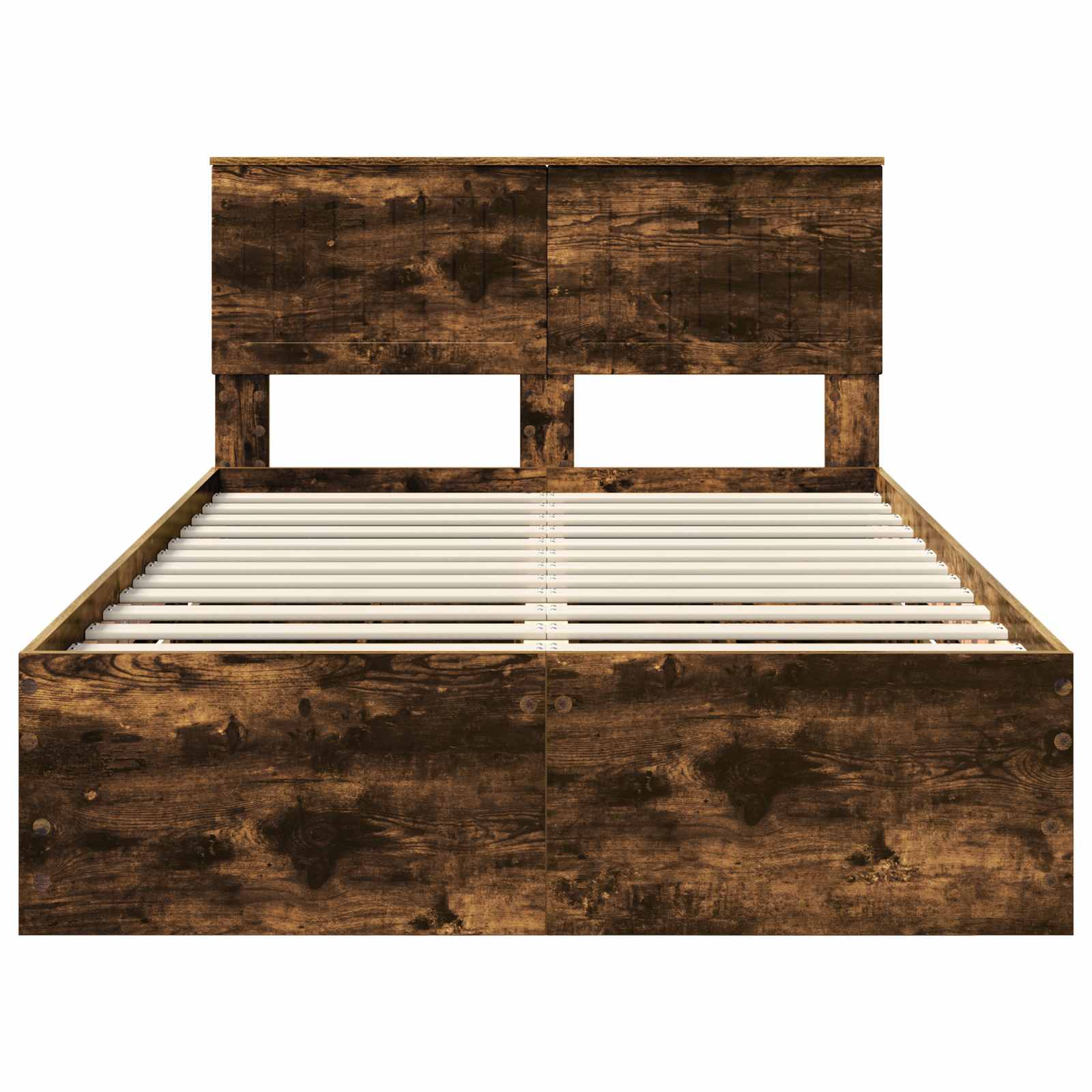 Σκελετός Κρεβατιού Καπνιστό Δρύς 120 x 190 cm Μηχανήματος Ξύλο