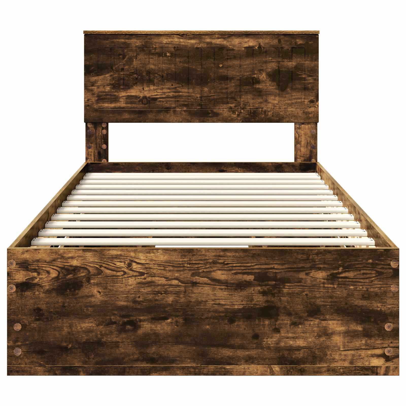 Σκελετός Κρεβατιού Καπνιστό Δρύς 100 x 200 cm Μηχανήματος Ξύλο