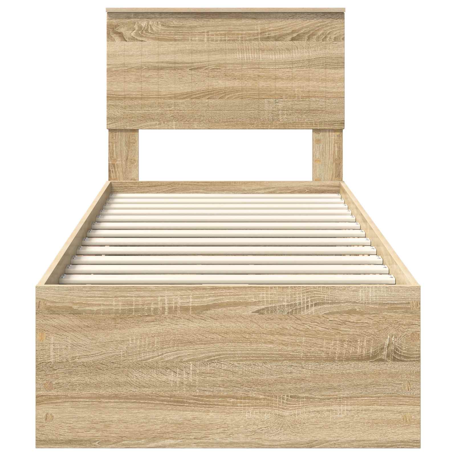 Σκελετός Κρεβατιού Δρύς Sonoma 75 x 190 cm Μηχανήματος Ξύλο
