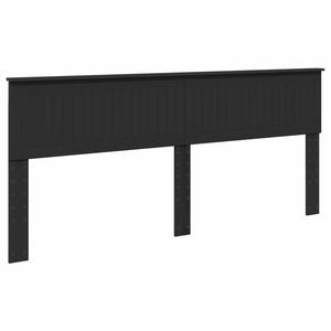 Κρεβάτι Αποθήκης Μαύρο 200 x 200 cm Επεξεργασμένο Ξύλο