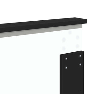 Κρεβάτι Αποθήκης Μαύρο 160 x 200 cm Επεξεργασμένο Ξύλο - Pakobazaar