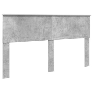 Κρεβάτι Αποθήκης Σκυρόδεμα Γκρι 160 x 200 cm Επεξεργασμένο Ξύλο - Pakobazaar