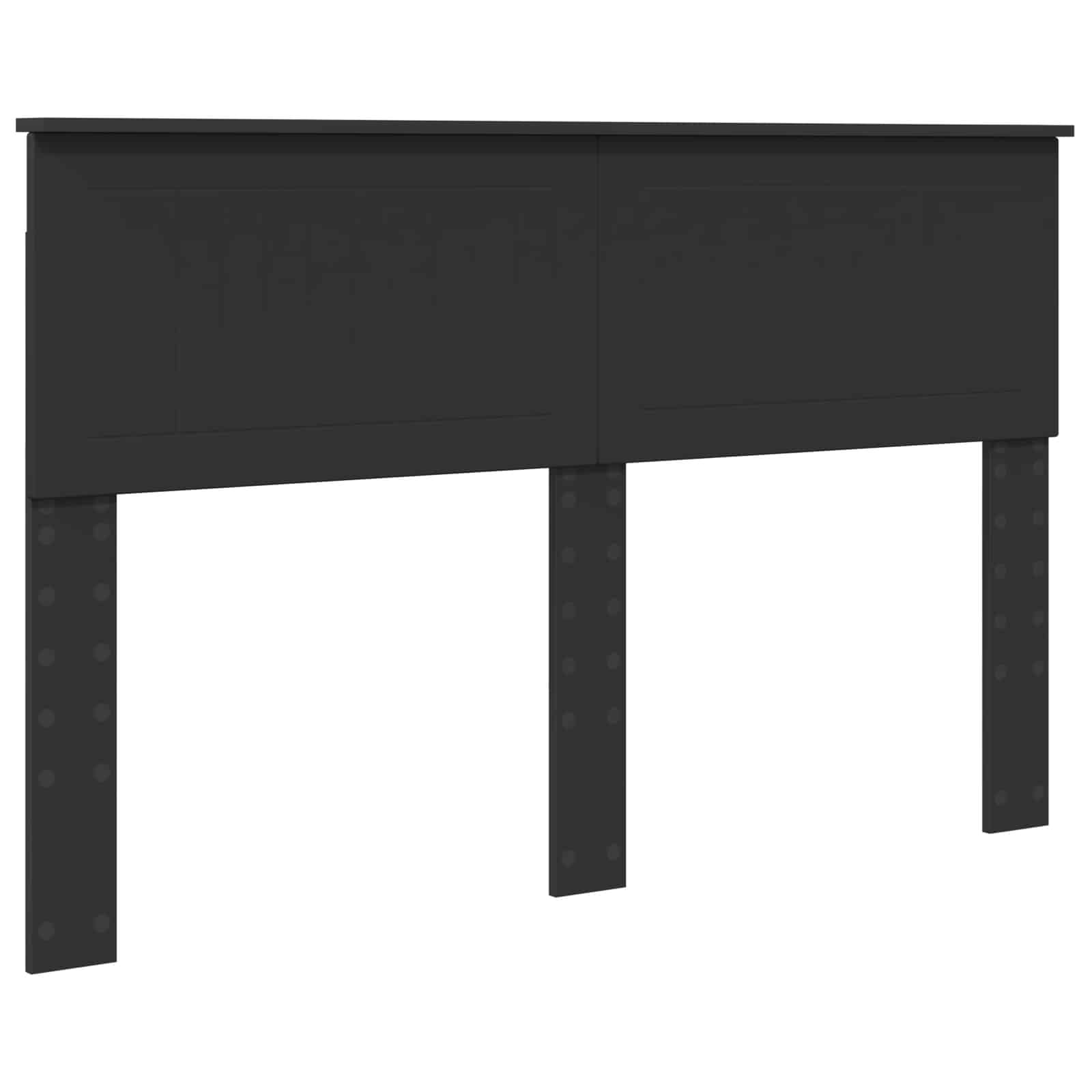 Κρεβάτι Αποθήκης Μαύρο 140 x 200 cm Επεξεργασμένο Ξύλο