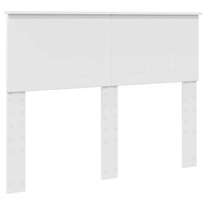 Κρεβάτι Αποθήκης Λευκό 135 x 190 cm Επεξεργασμένο Ξύλο - Pakobazaar