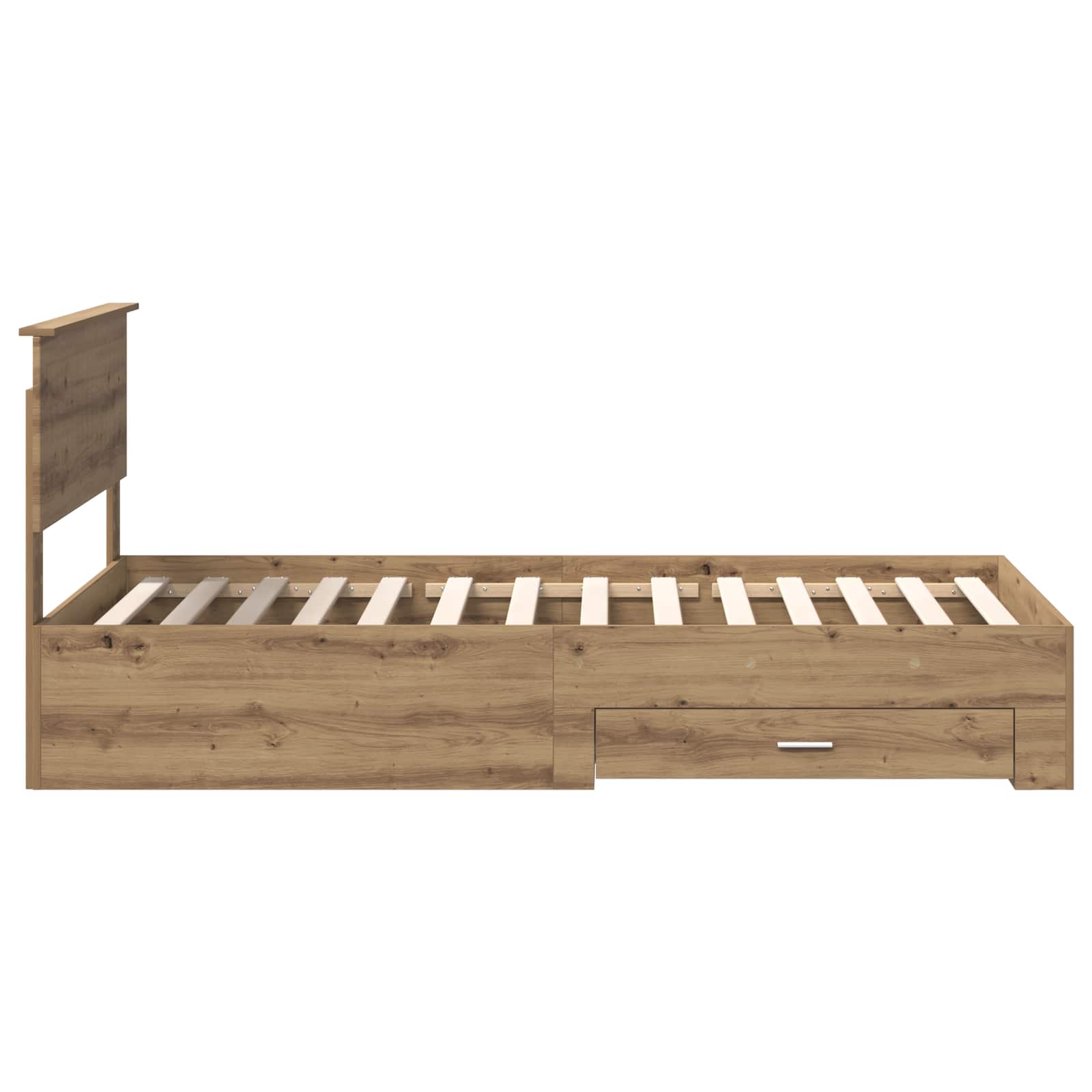 Σκελετός Κρεβατιού Artisan Δρυς 100 x 200 cm Επεξεργασμένο Ξύλο