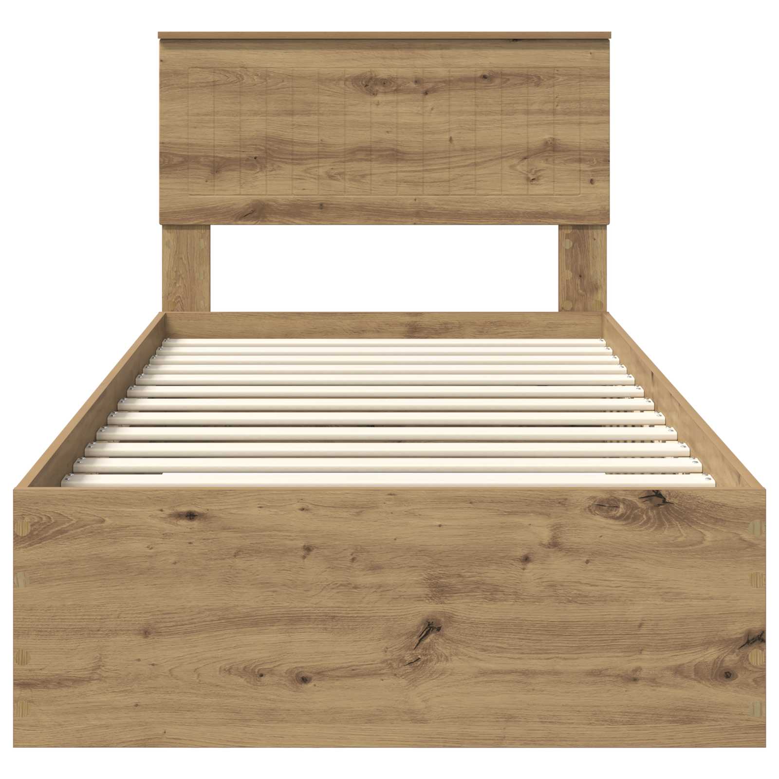 Σκελετός Κρεβατιού Artisan Δρυς 90 x 190 cm Επεξεργασμένο Ξύλο