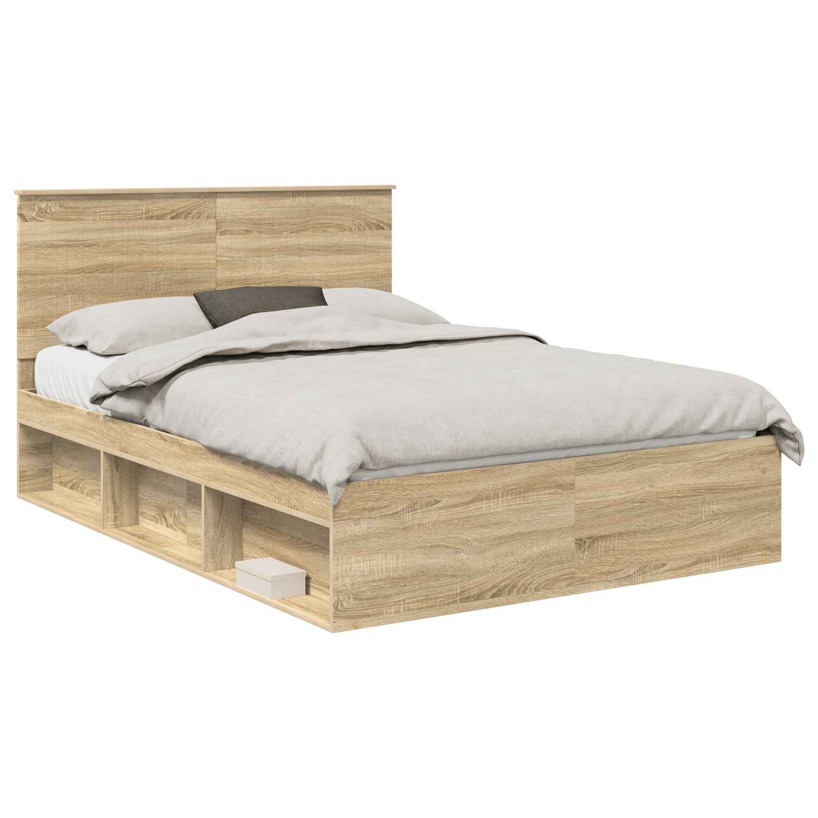 Σκελετός Κρεβατιού Σονόμα 140 x 190 cm Στερεά ξυλεία πεύκου