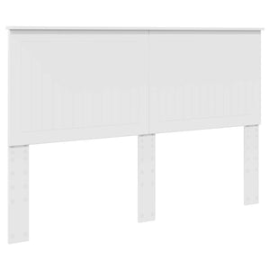 Σκελετός Κρεβατιού Λευκό 150 x 200 cm Μηχανήματος Ξύλο